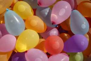 multicolored balloons